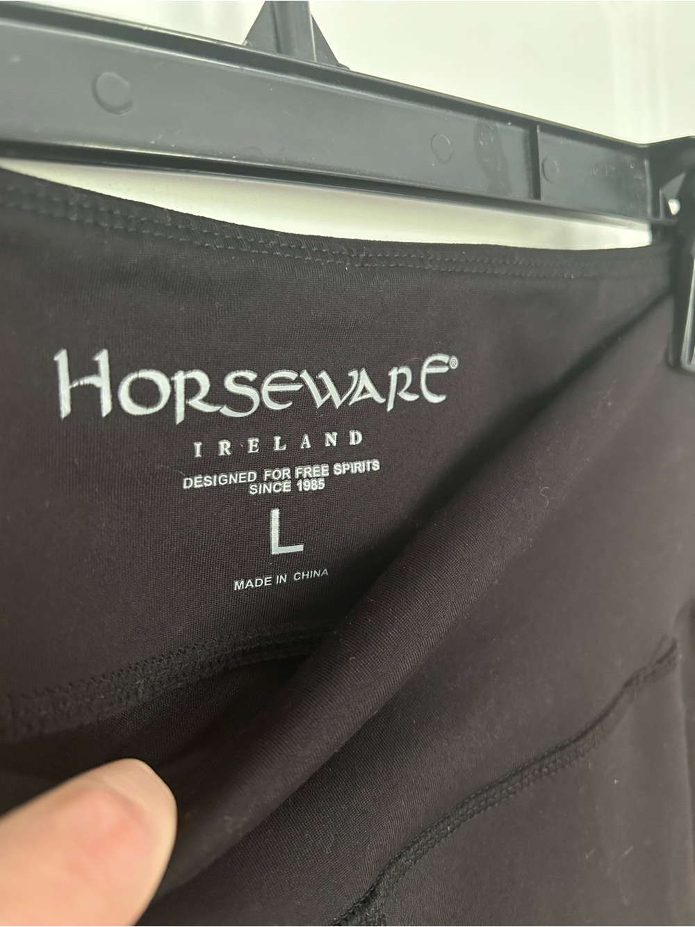 Horseware Ireland Black Riding Tights with Side Pockets - Picture 3 of 9